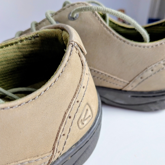 KEEN Comfort Cushion Tie Hiking Trail Shoes Leather Women’s US 8 EU 38.5 - Picture 5 of 9